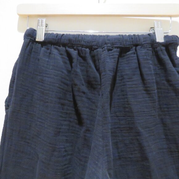 ARITZIA LITTLE MOON Airplush Cotton Sail Pant Organic Cotton Wide Leg Black XS - Picture 12 of 14